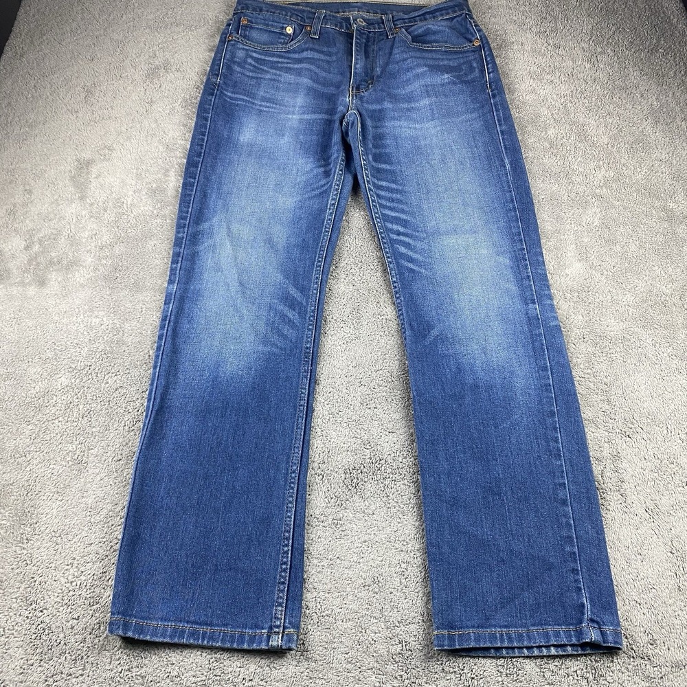 Levis 514 Straight Fit Jeans Mens 32x29 Blue Medium Wash‎ Mid Rise